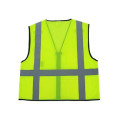 ANSI / ISEA fluoreszierende Westen, 100% Polyester Mesh Reißverschluss 3Mreflective Laufsicherheit Westen